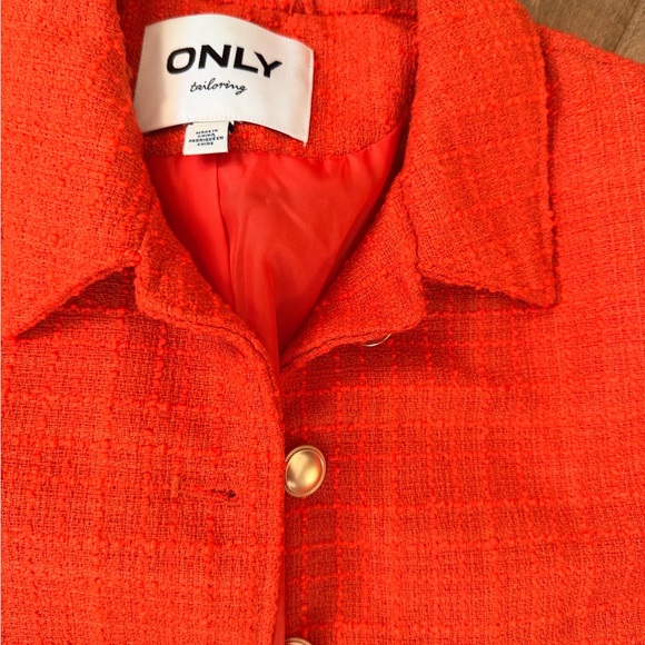 Only Vibrant Orange Tweed Suit - Picture 5 of 6